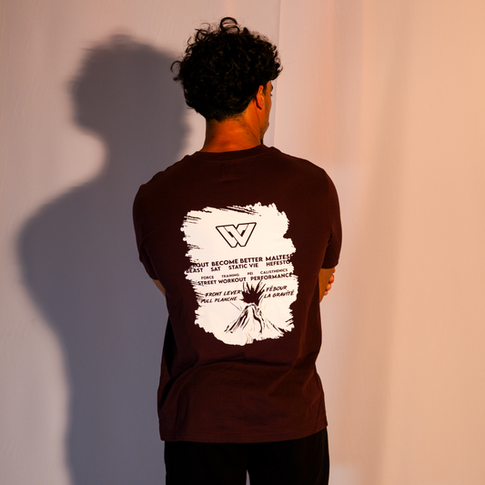 T-shirt VOLCANO (Red Brown)