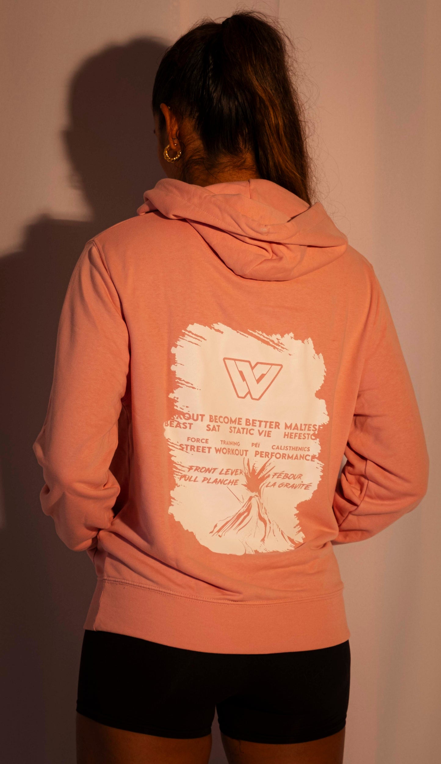 Sweat à capuche VOLCANO (Canyon Pink)
