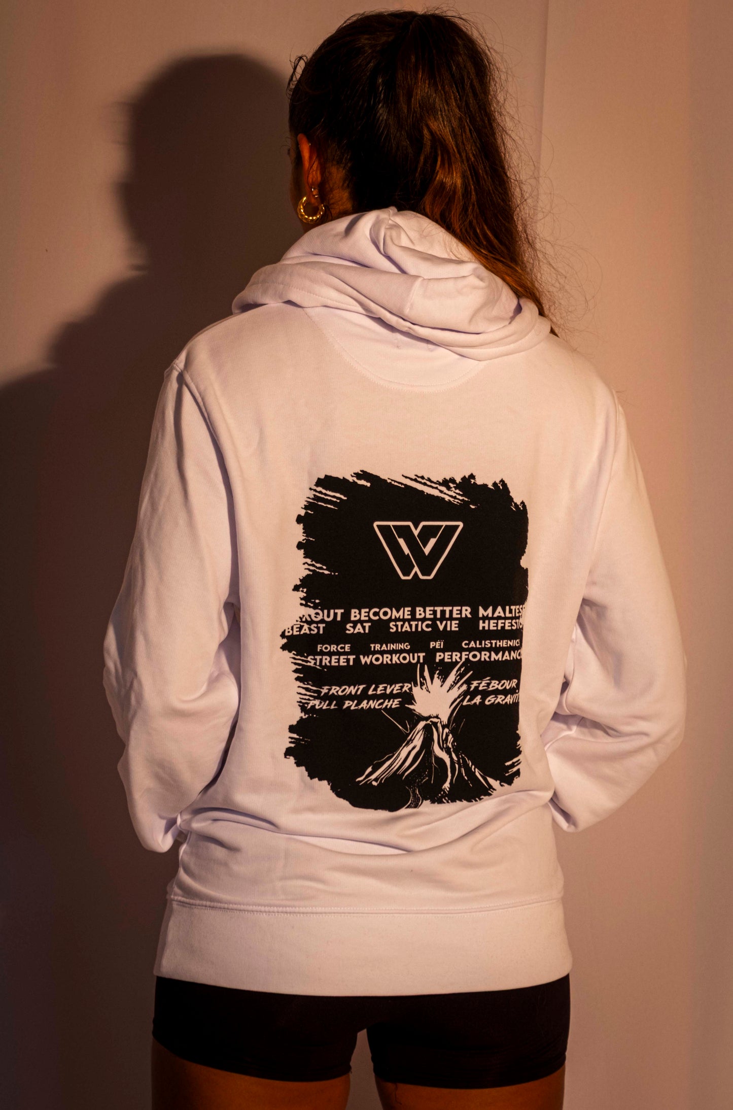 Sweat à capuche VOLCANO (White)