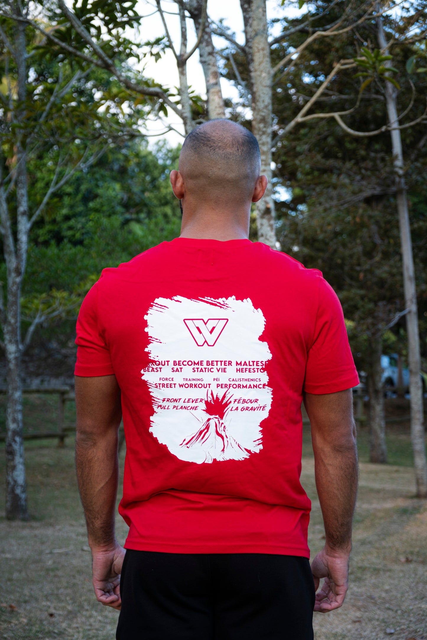 T-shirt VOLCANO (Red)