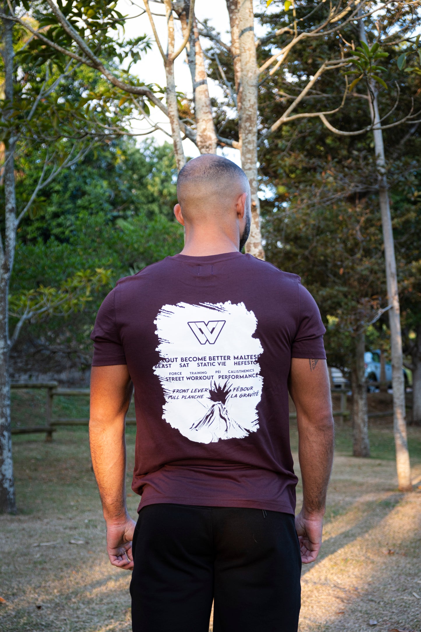 T-shirt VOLCANO (Red Brown)