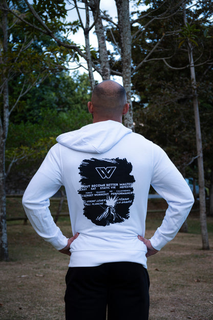 Sweat à capuche VOLCANO (White)